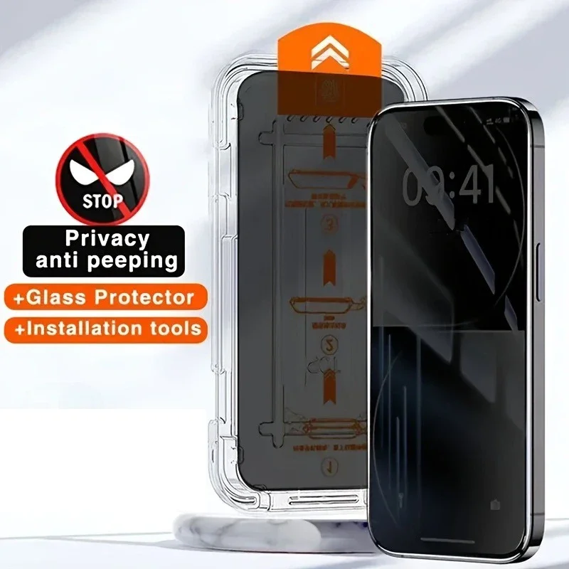 Pellicola salvaschermo privacy anti peep spia senza polvere per Samsung Galaxy F23 M13 M14 M15 M23 M16 F16 F15 5G Pellicola in vetro temperato