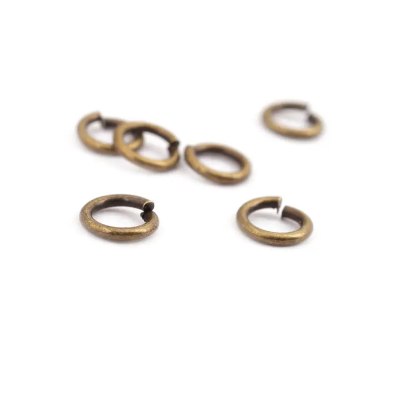 3MM 3.2MM 4MM 5MM 6MM 7MM 8MM Brass Connect Jump Rings Split Rings Diy Jewelry Making Supplies Necklace Earrings Accessories
