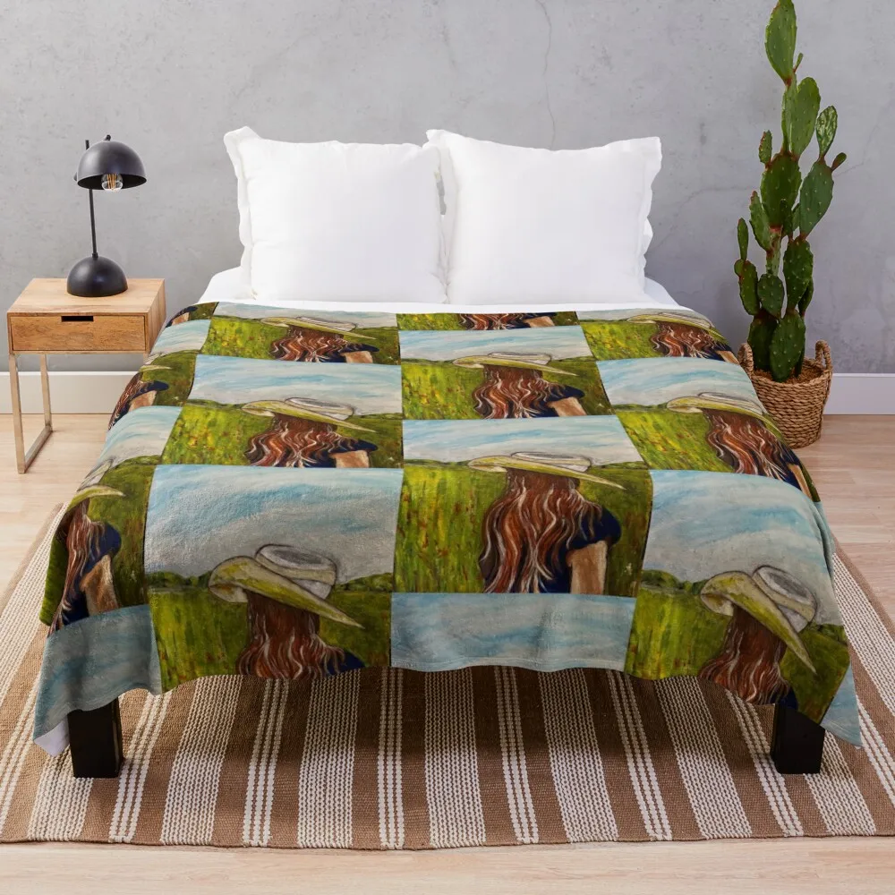 Okie Girl Throw Blanket Quilt Shaggy Blankets