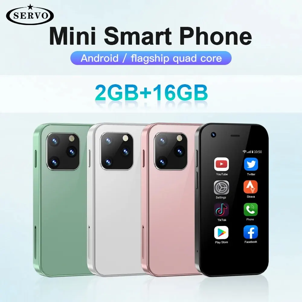 SERVO KING5000 Mini Android Smartphone 3G WCDMA 2 SIM Standby 2.5\'\' Screen 2GB RAM Original Pocket Mobile Phone Gifts for Friend