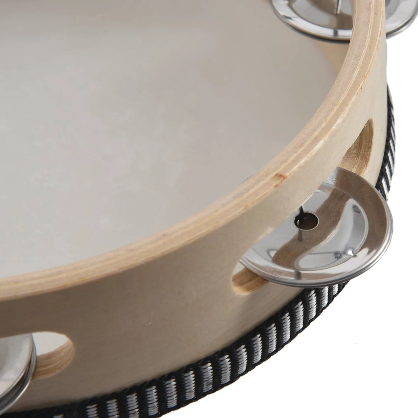 ABKV-3X 7 Inch Musical Tambourine Tamborine Drum Round Percussion Gift For KTV Party