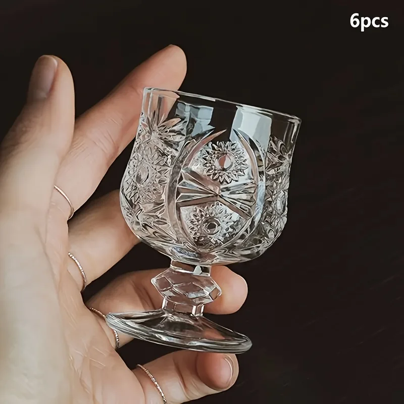 

Creative Thickened Glass Liquor Cup Set 1oz Small Chinese Spirit Shot Glass for Home Bar