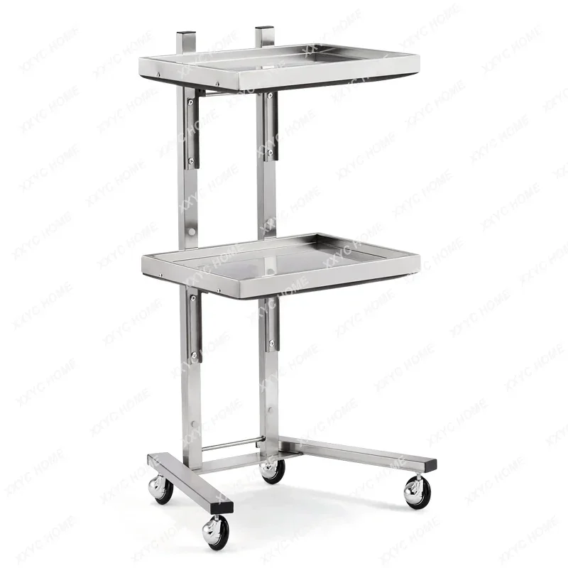 Hair  trolley Stainless steel hair tools for haircut and hair folding perm and dyeing car