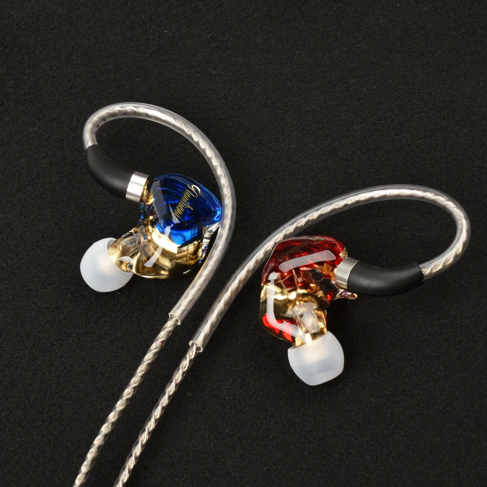 Tiandirenhe TD02 Pro MMCX Resin Padat HiFi Earbud Star 'S Olahraga Tahap Dapat Diganti untuk Iphone Mp3 Game Earphone dengan Filter