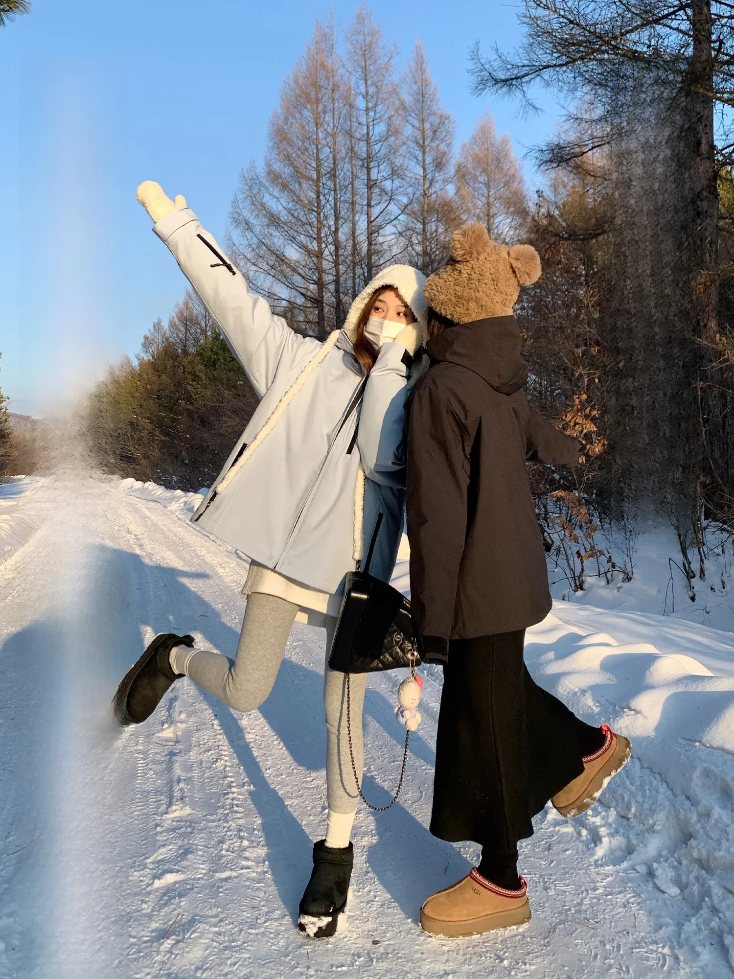 

Немецкий белый пуховик Hhi Du для женщин: съемный, 3-в-1, зимняя верхняя одежда для поездок на работу, с длинными рукавами