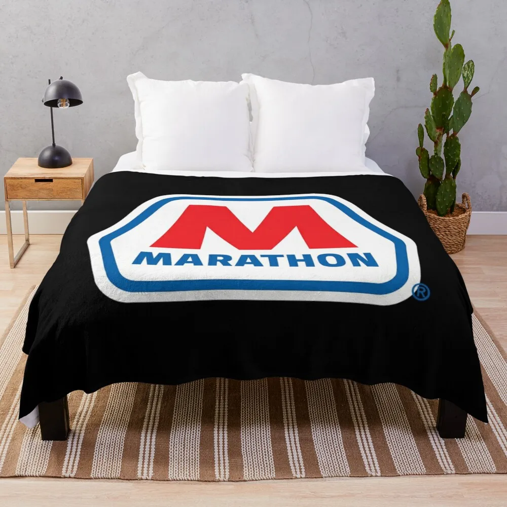 Marathon OIL RACING LUBRICANT seghosamdes Relaxed Fit \t Throw Blanket Summer Beddings Warm Thin Hairy Blankets