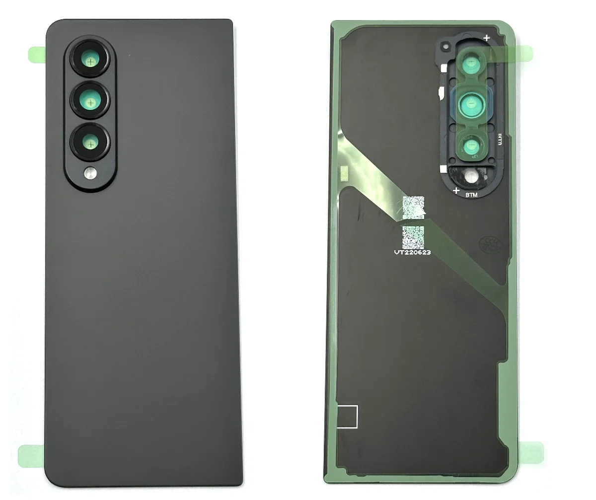 

Для Samsung Galaxy Z Fold4 задняя крышка аккумулятора, стеклянная задняя крышка корпуса, сменный чехол с объективом камеры для GalaxyZ Fold4