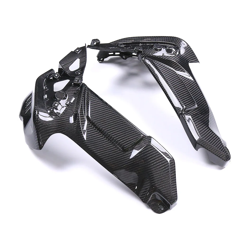 For Yamaha MT-10 FZ-10 Motorcycle Modified Carbon Fiber Fuel Tank Front Slot Panel Cover