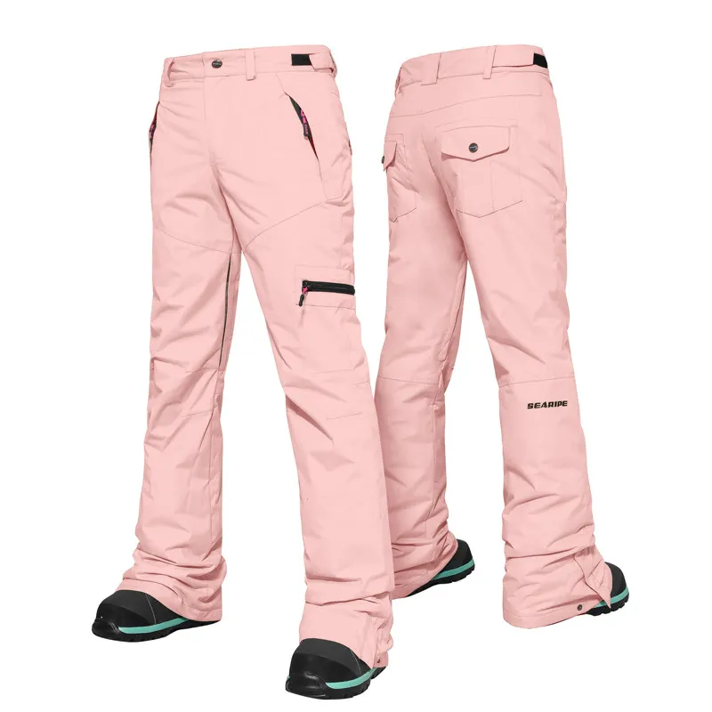 Picture 4: New Slim Fit Twin Single Board snow Pants Men Women Waterproof Windproof Thermal Ski Trousers Tapered Skiwear Snowboard Clothes