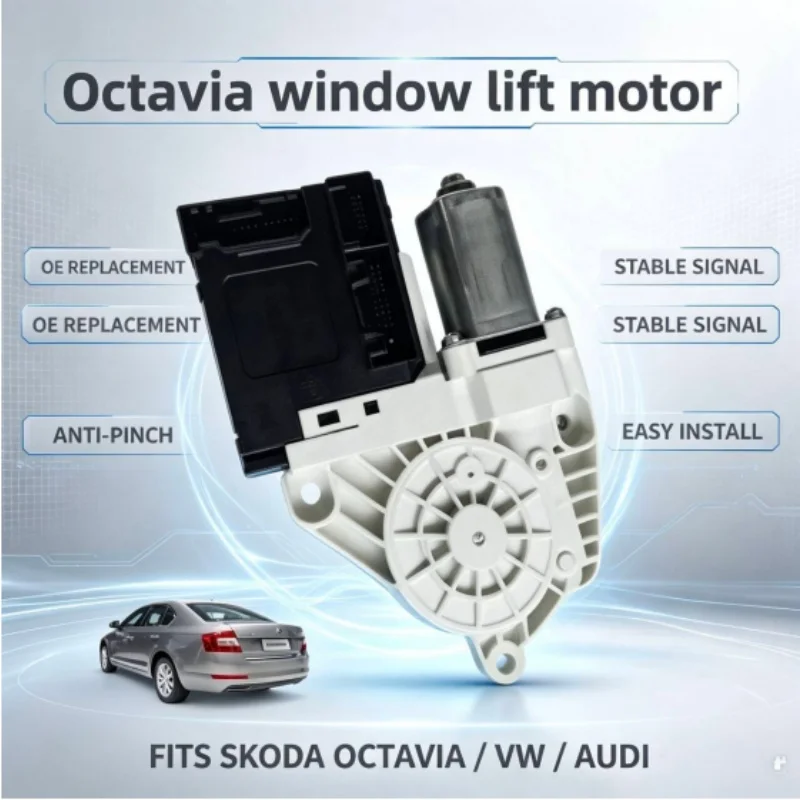 Stable Signal Window Lift Motor With Anti Pinch Function OE Numbers 1K0959703J 1K0959704J 1T0959701D 1T0959701E 1T0959702D 1T095