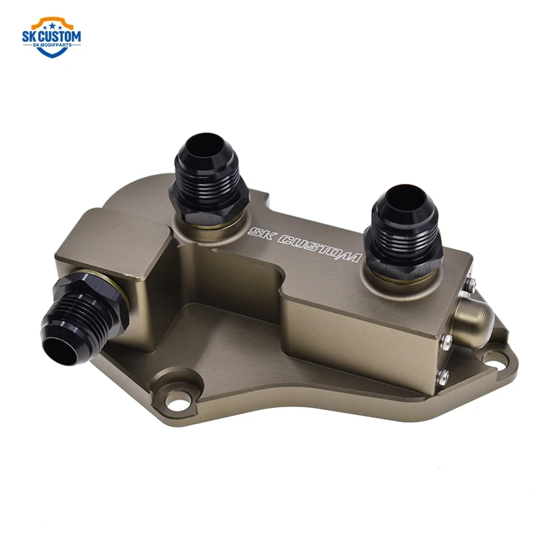 For BMW N20 N26 N51 N52 N53 N54 N55 Engine Oil Cooling System Car Modification Radiator Oil Filter Adapter