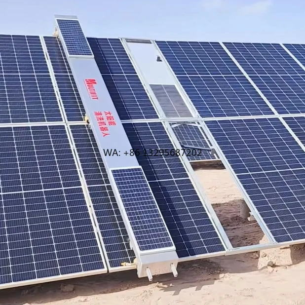 Multifit Automatic Solar Panel Cleaning Robot G2 Series 2384  Remote Control&Web Control Dry and Water Cleaning Machine