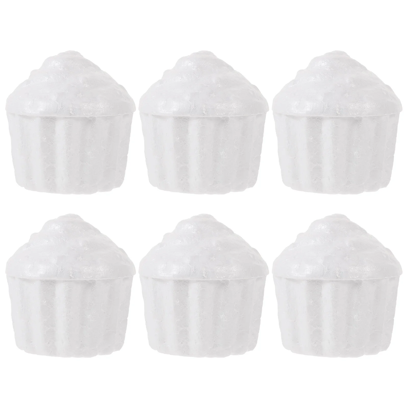 10 قطعة 7.8 سنتيمتر الأبيض رغوة كعكة الحرفية للأطفال دهان داي تزيين التعليمية الفن مشروع حلية نشاط عيد الميلاد #2