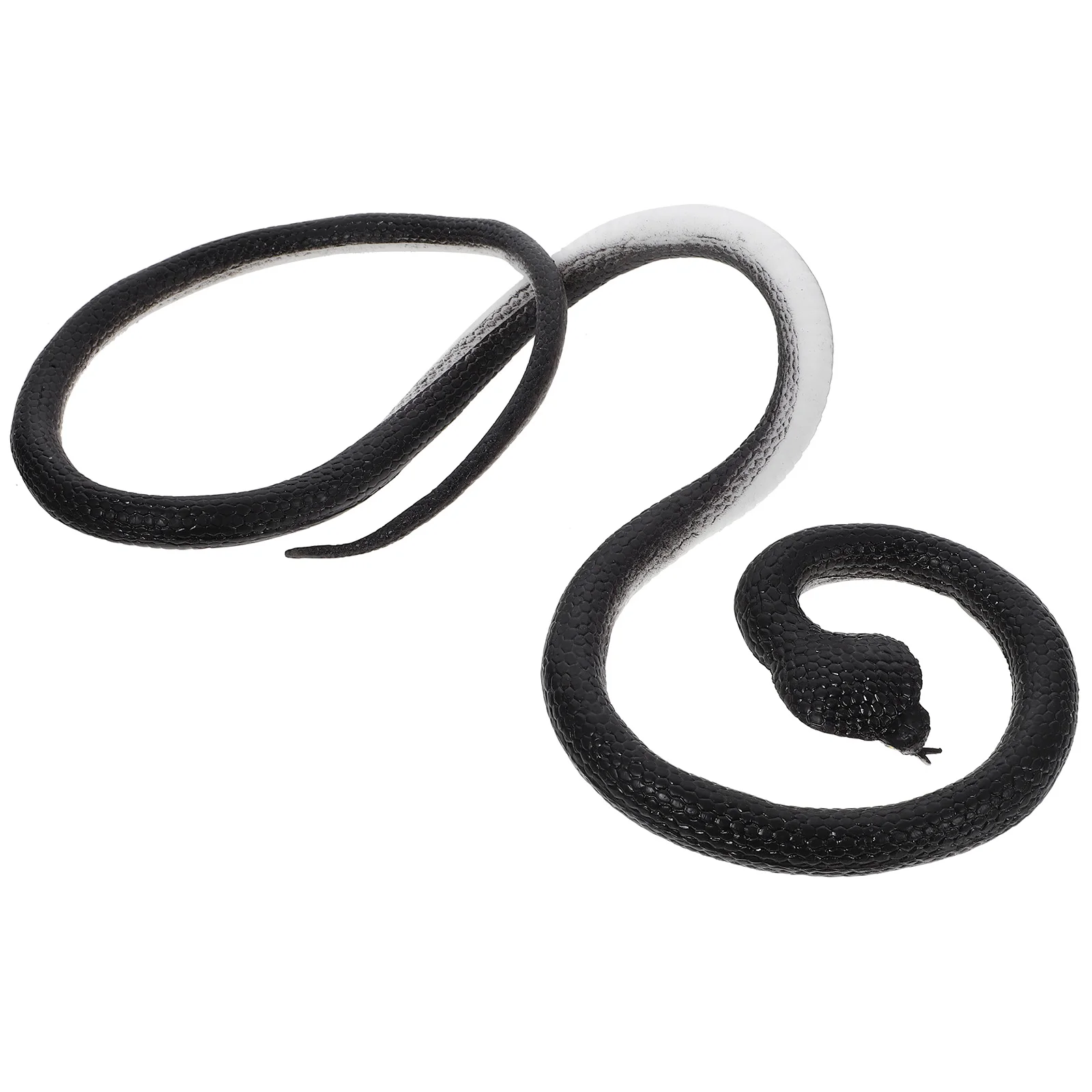 Snake Toy Realistic Toys Decor Snakes Simulated Props Accessories Black Kids