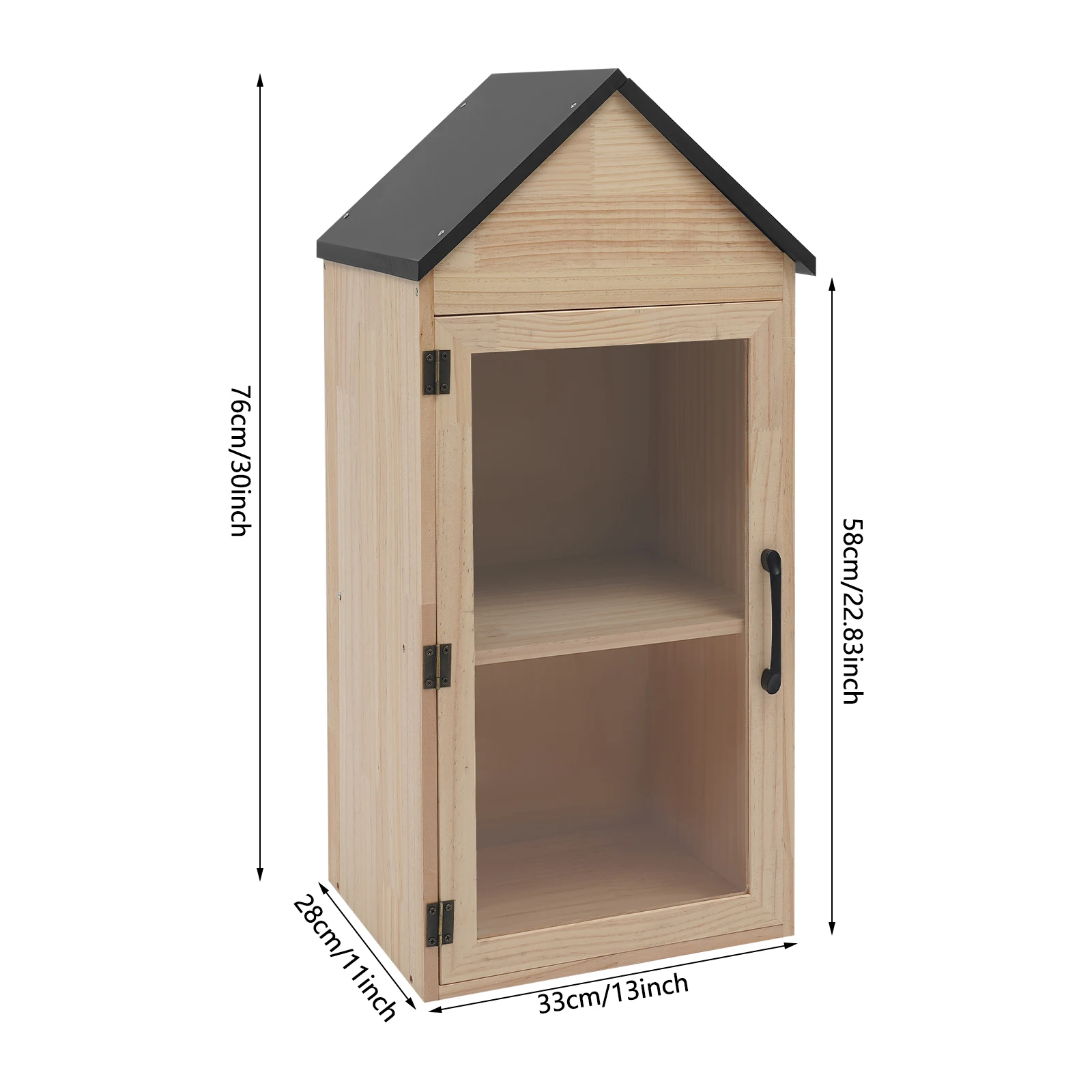 صندوق مكتبة صغير مكون من طبقتين، صندوق تخزين كتب خشبي لمجتمع الجيران والمدارس مشاركة الكتب والصحف