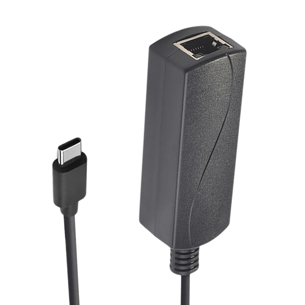 TYPEC-USB-C Cabeça de Rede de Alimentação, Fonte de Alimentação POE, Placa de Rede, 5V, 2.4A, 1