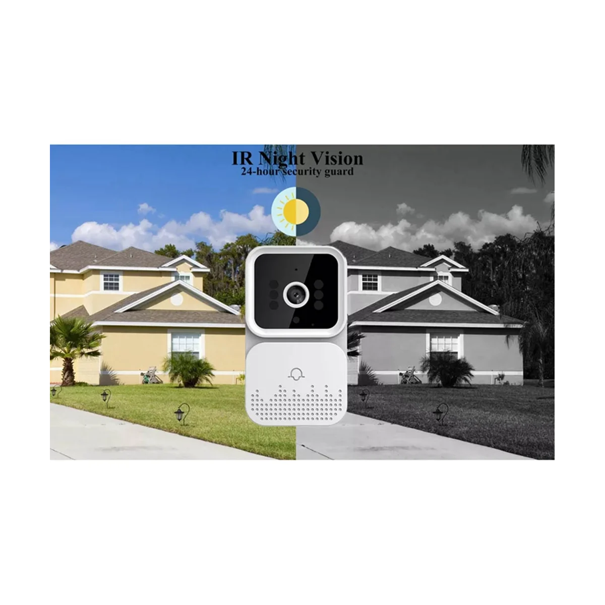 M6 Smart Visual Türklingel Zwei-Wege-Audio Türklingel Infrarot HD Nachtsicht Remote Intercom Türklingel für die Sicherheit zu Hause