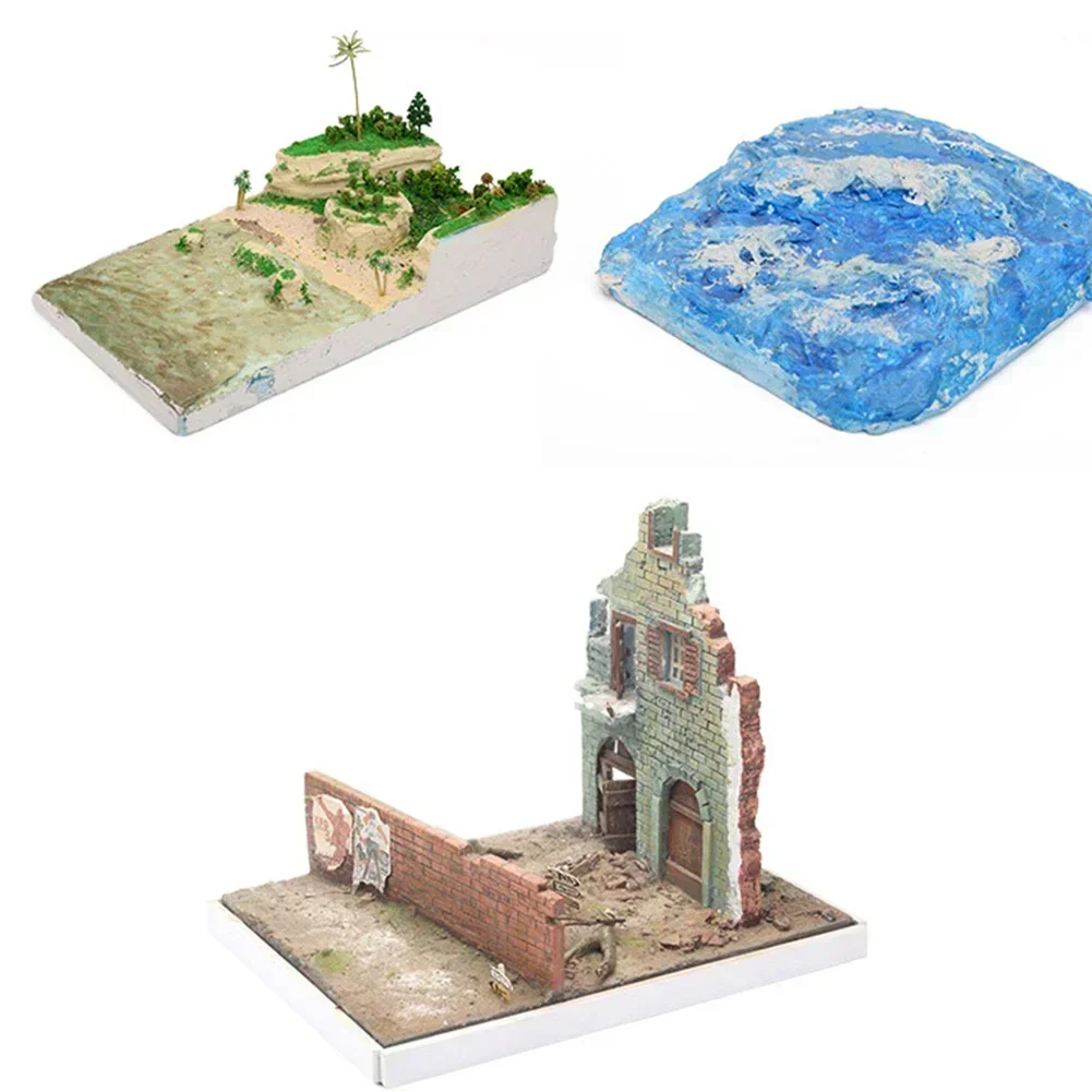 5Pcs Foam Board Modelling Building DIY Crafts Foam Slab 30x10x3cm Diorama DIY Model Material Diorama Base Board Sheet Sand Table