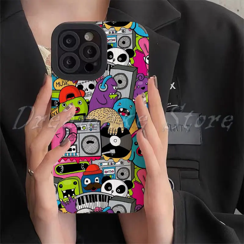 Funny Cute Cartoon Phone Case for Iphone 11 Pro Max Iphone 12 Pro Max Iphone 13 Pro Max Iphone 14 Pro Max Fashion Iphone Case