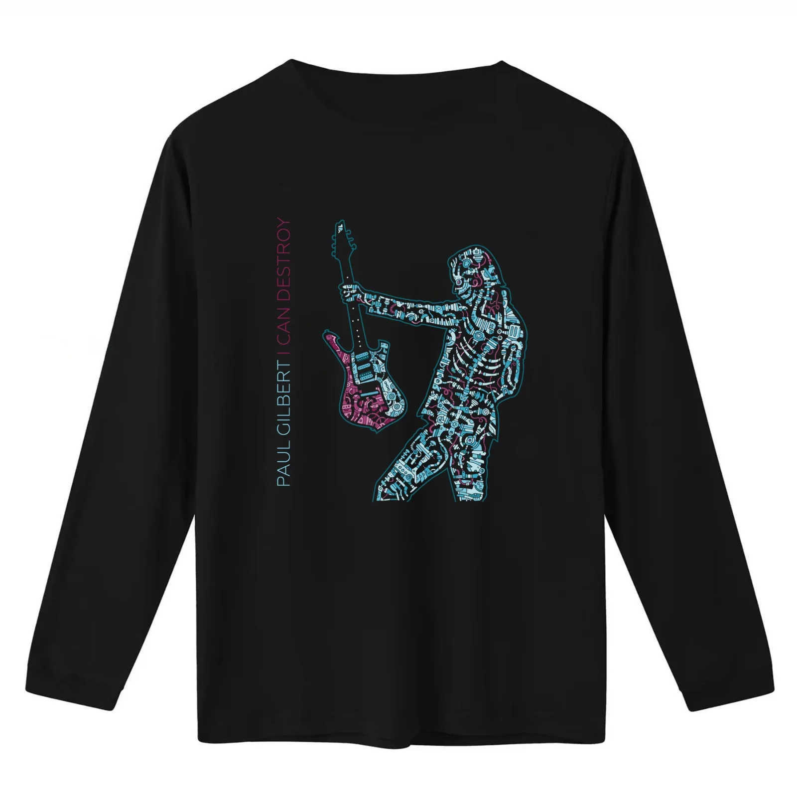 Paul Gilbert guitar T-Shirt Summer Casual Cotton Tee Oversized Streetwear Tops Vintage Graphic Print Loose Fit Short Sleeve