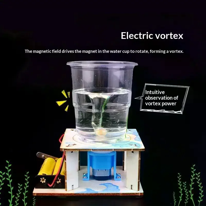 1 Set Primary School Children's Fun Toys Physics Electric Water  Science Toy Tornado Handmade Class Teaching Aids