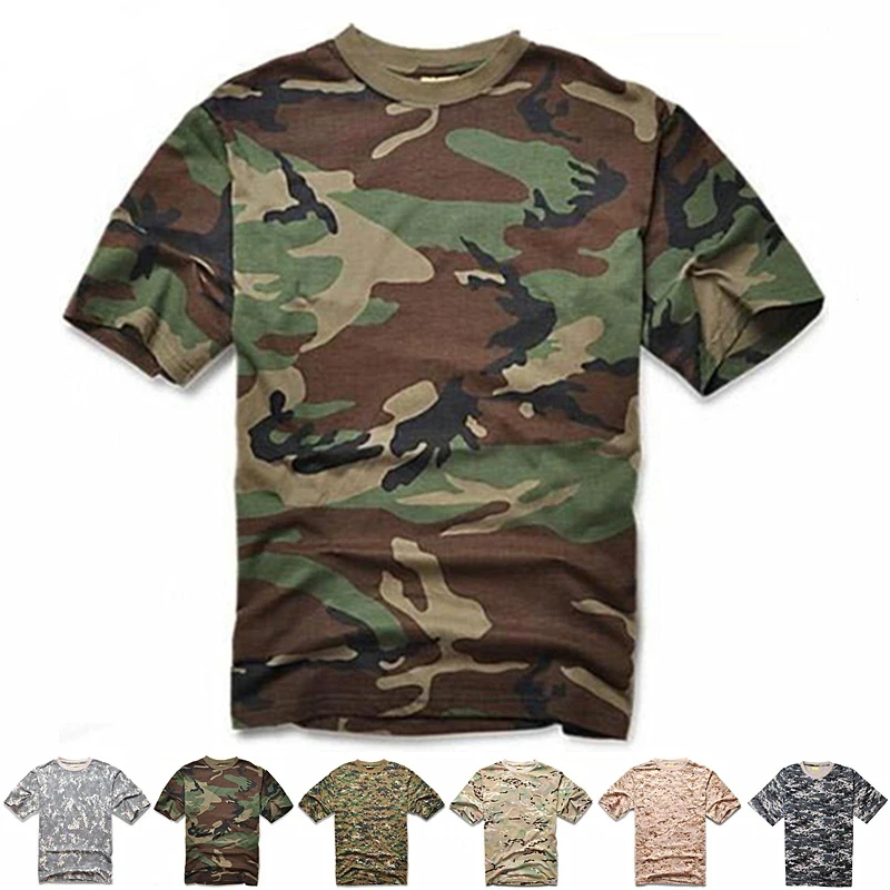 Camisa táctica hombre manga corta camuflaje transpirable - imagen 3
