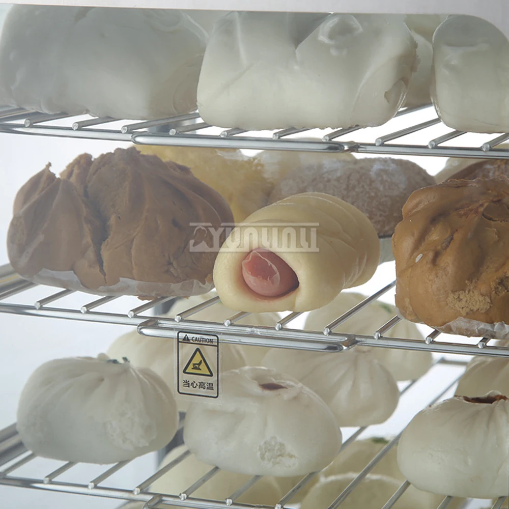 5-Layer Breakfast Shop Buns Steamed Machine Stainless Steel Electric Steamer Panela A Vapor Ollas Vaporeras Electricas
