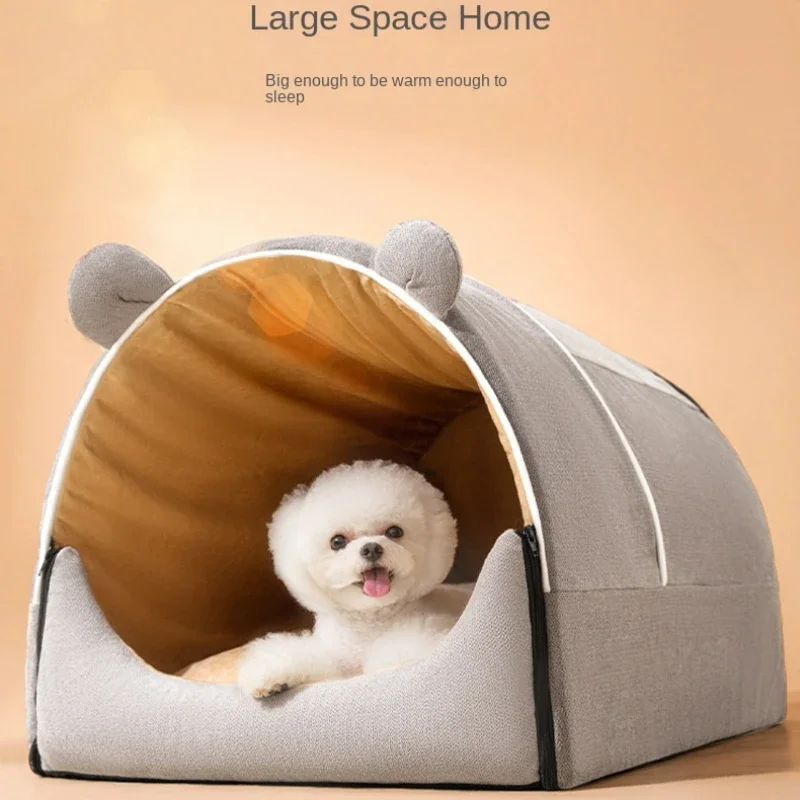 The Kennel Is Universal in All Seasons, Fully Removable and Washable for Small and Medium-sized Dogs Teddy's Kennel Pet Nest Pad