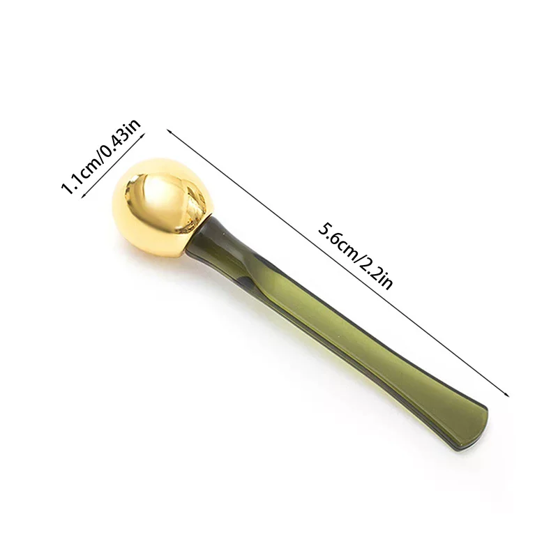 Dual-Ended Roller Massage Stick Oogcrème Applicator Cosmetische Spatel Anti Rimpel Gezichtslepel Legering Gezicht Huidverzorging Tool