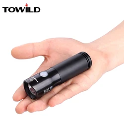 TOWILD BC05 Bicycle Headlight Waterproof 1100 Lumens MTB Cycling Flash Light Front LED Torch Light Power bank bike accessories