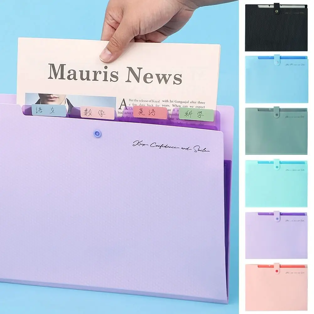 

Новая папка из ПВХ, сумка для органов, 5 карманов, подарочная папка для файлов, органайзер, канцелярские принадлежности, сумки для документов, студенческие