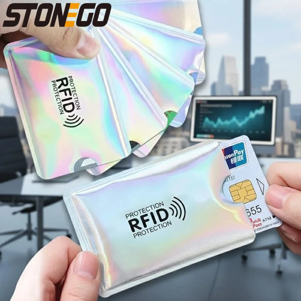 

5Pcs Ultrathin RFID Blocking Sleeves Secure Credit Card Holder Protector Anti Theft Wallet Case Card Protector