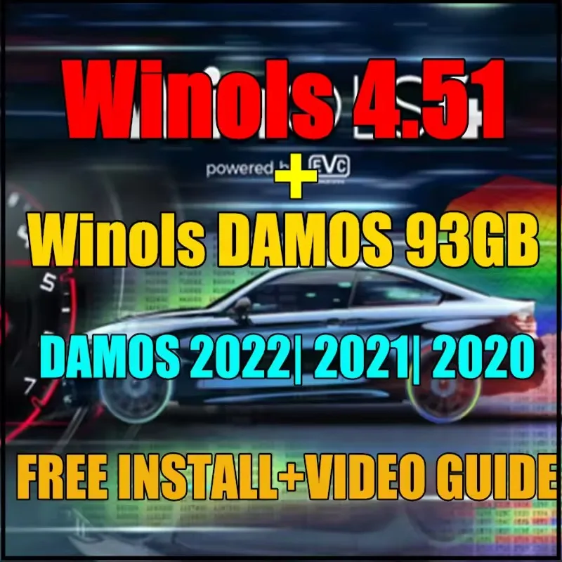 

WinOLS 4.51 Latest Version with VMware Plugins 93GB Damos WinOL Pack 2020-2021-2022 Chip Tuning Maps File Archive for Automotive