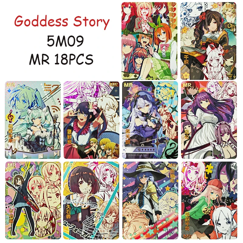 Goddess Story Mr Series Anime Nakano Yotsuba Hoshino Ai Cartoon Game Collection Rare Flash Card Board Game Toys Birthday Gift