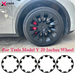 For Tesla Model Y 20 Inches Wheel Rim Protector Rim Case 4PCS ABS Rim Hubcaps Cover For Tesla Model Y Protection Accessories