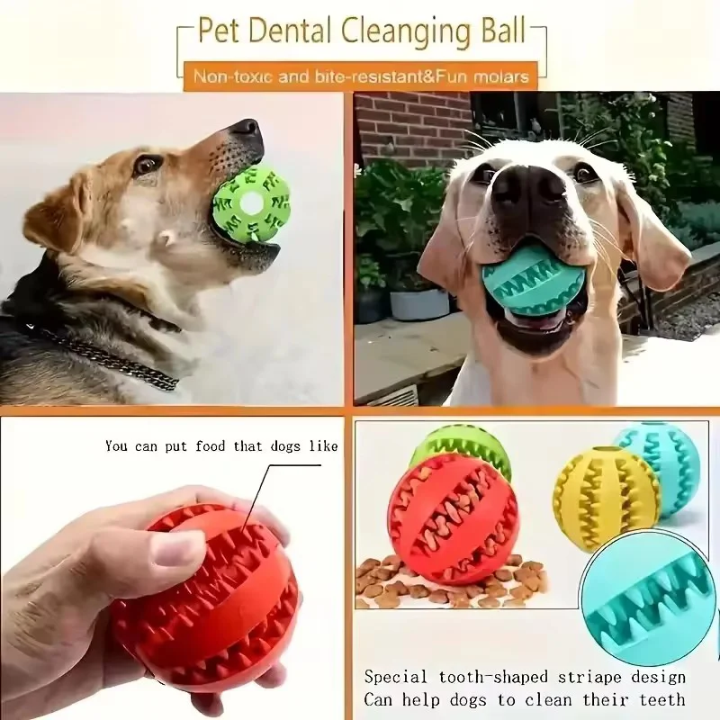 Dog Treat Dispensing Toy Ball  - огляд і ціна Pet Dental Chew Toy