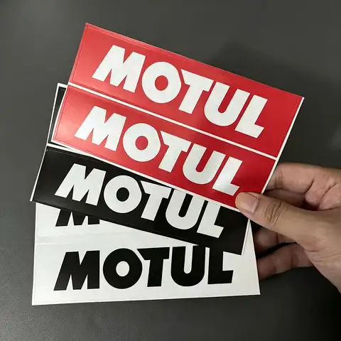 Reflective MOTUL Sticker Logo Motorcycle Tank Car Bike Helmet Decal