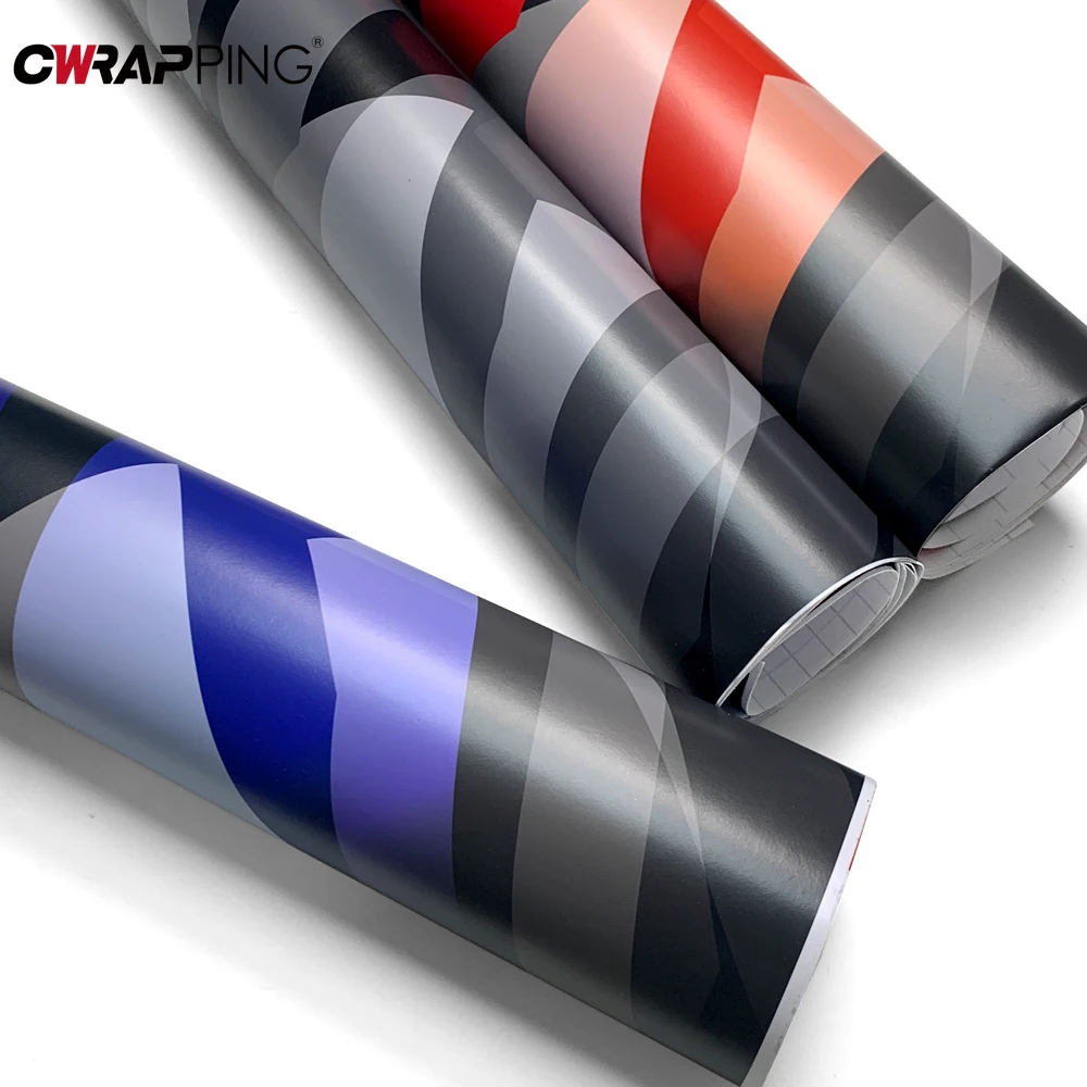 

Car Wrapping Sticker Geometric Splash Camouflage Film Waterproof Vinyl Paper for Car Body Films Auto Outdoor Accessories Wrap