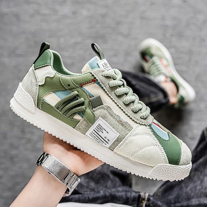 LiveDay لينة وحيد موضة أحذية رياضية للرجل تنوعا مريحة العصرية Zapatillas Hombre الدانتيل يصل جولة تو عدم الانزلاق أحذية رسمية