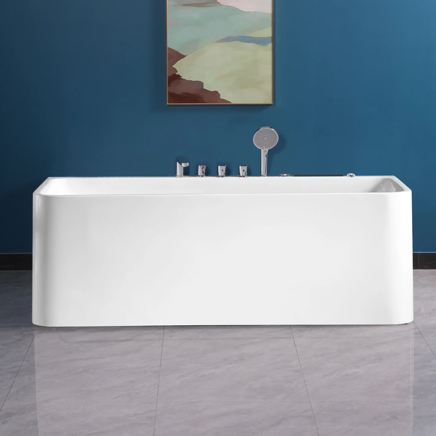 Independent rectangular acrylic Jacuzzi Hot Sale with Air Jet Jacuzzi Relaxation