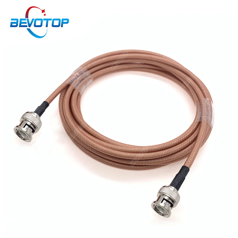 

RG142 Cable BNC Male to BNC Male Plug With Double Shielded High Quality Low Loss RG-142 50 Ohm RF Coaxial Cable Jumper Adapter