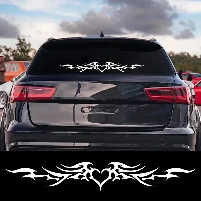 Adesivo universale in vinile a forma di cuore con ali per auto, SUV, fuoristrada, tuning auto, decorazione carrozzeria, accessori creativi per auto