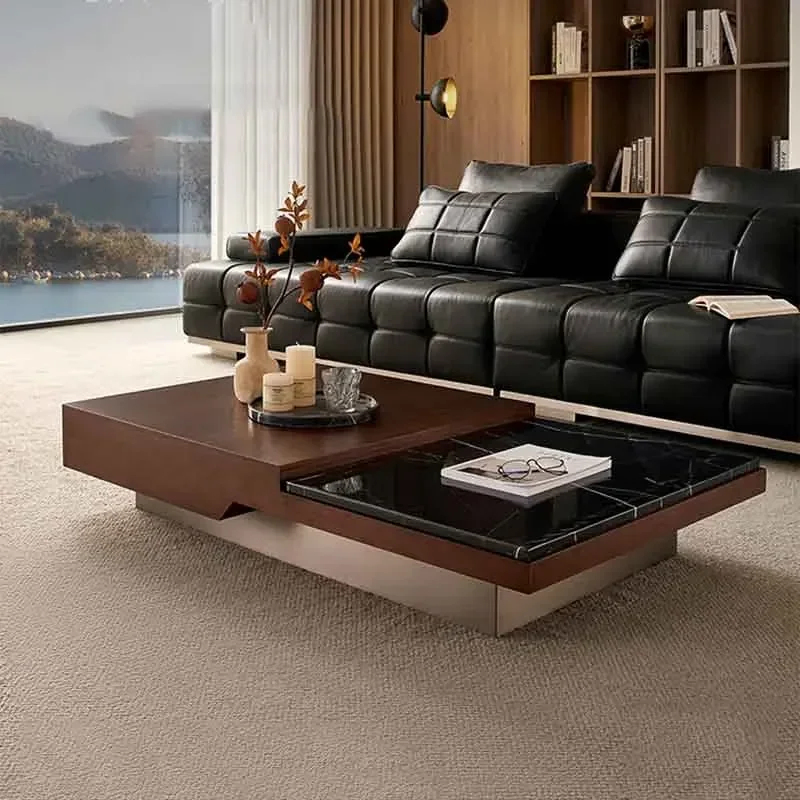 

Design Luxury Coffee Tables Hardcover Clear Rectangle Low Coffee Tables Center Salontafel Voor Woonkamer Bedroom Furniture
