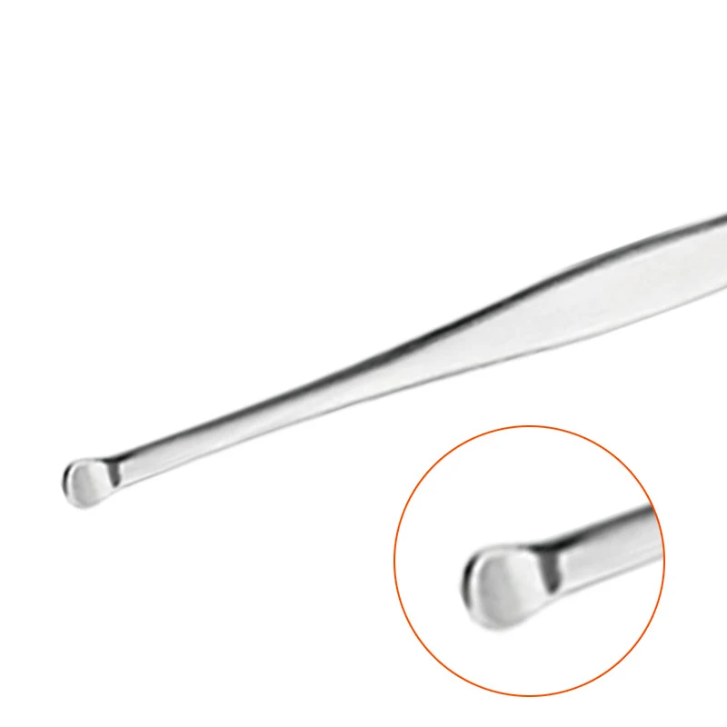 6 pezzi Set per la pulizia della scelta dell'orecchio strumento per la cura della salute rimozione del cerume per le orecchie Kit Curette per la rimozione del cerume per le orecchie