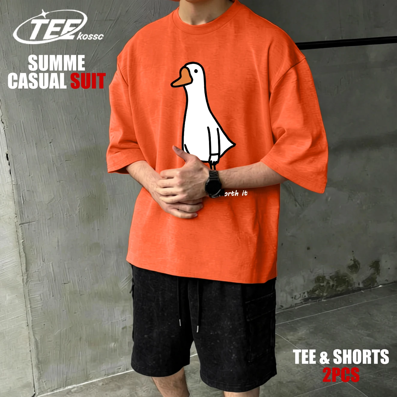 

Мужская хлопковая модная футболка с коротким рукавом и принтом «It Is Another Day Worth It», универсальная мягкая футболка с круглым вырезом, унисекс, летняя свободная футболка-костюм