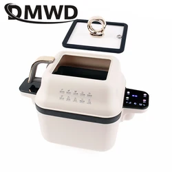 Olla automática inteligente multifunción para freír comida, Robot de cocina, olla arrocera, vaporera de alimentos, calentador de estofado, olla caliente para freír, Wok