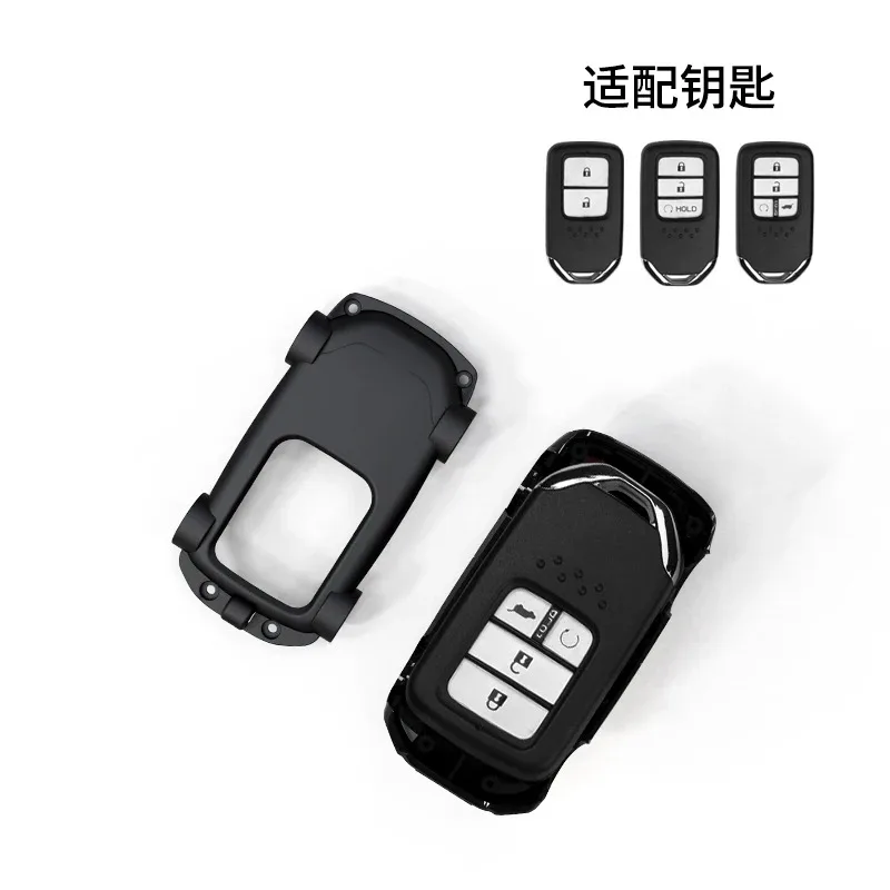 For Honda CRV Appearance for Honda Fit Odessey City Jazz XRV Venzel HRV CRV Accord Remote Smart Car Key Case Cover Fob Keychain