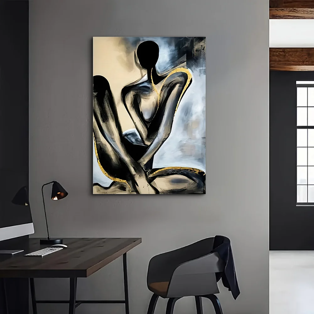 فن جداري تجريدي كلاسيكي لتزيين المنزل ، امرأة مثيرة عارية ، لوحة زيتية ، قماش عالي الدقة ، ملصق مطبوع ، ممر ، ديكور مدخل