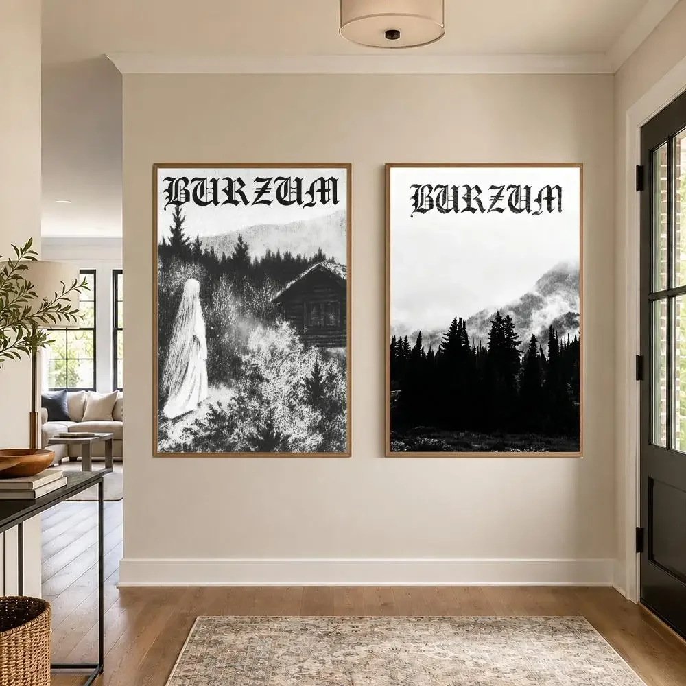 Music Metal Iconic Dark Star Burzum Graphic Wall Art Poster HD Waterproof PP Paper Print Bedroom Living Room Office Decor Gift