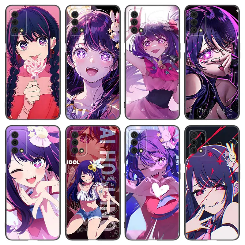 Anime Oshi no Ko Hoshino Ai Phone Case For OPPO Reno 10 11 Pro A55 A57 A58 A72 A74 4G A54 A78 A98 5G A53 A93 2020 A15 A16 A17